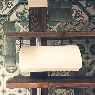 キッチン/キッチンペーパー/キッチンペーパーホルダー/ディアウォール/DIY...などのインテリア実例 - 2017-02-22 23:20:35