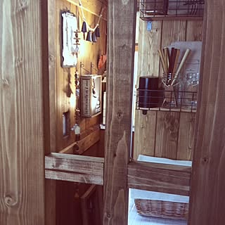 キッチン/窓枠 DIY/ナチュラルカントリー/DIYのインテリア実例 - 2014-02-22 13:07:27
