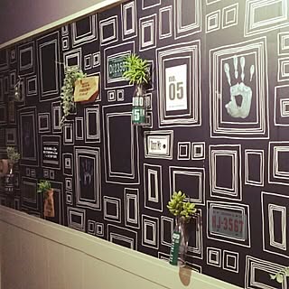 壁紙屋本舗 いざなうるす屋さんニコアンドのインテリア実例 Roomclip ルームクリップ