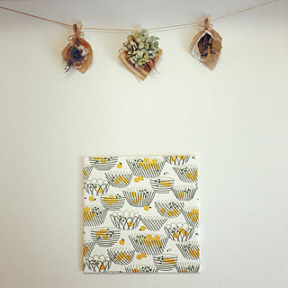 スワッグガーランド/nocogou/ファブリックパネル手作り/ファブリックパネル/一人暮らし...などのインテリア実例 - 2020-02-24 15:48:30