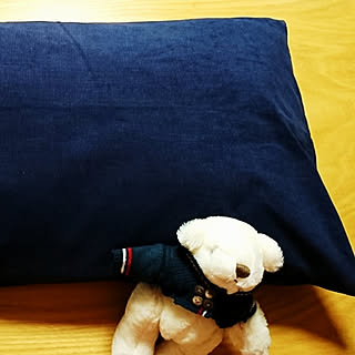部屋全体/コーデュロイ枕カバー/枕カバー手作り/暮らしを楽しむ/ハンドメイド...などのインテリア実例 - 2020-01-24 15:12:22