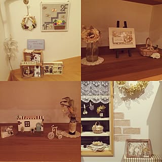 棚/lovelyzakkaさん/cloverちゃんからの素敵便♡/tomomonちゃんの素敵作品♡/Ayumiちゃんの素敵作品♡♡のインテリア実例 - 2015-10-29 23:18:45