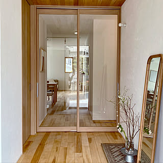 リビングドア透明ガラスのインテリア実例 Roomclip ルームクリップ