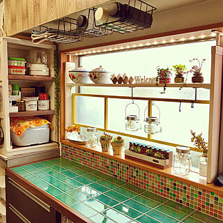 キッチン 窓枠棚diyのインテリア 手作りの実例 Roomclip ルームクリップ