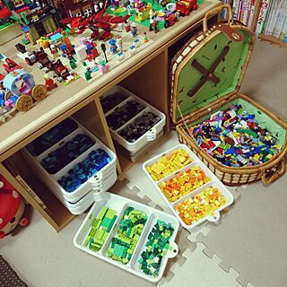 ダイソー レゴ収納のインテリア実例 Roomclip ルームクリップ