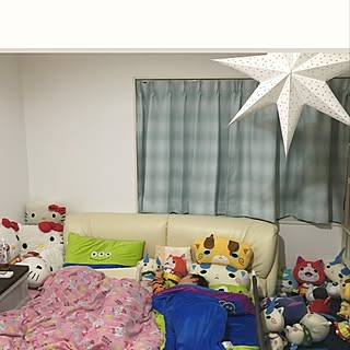 ベッド周り/キャラクター/トイストーリー/寝室/ぬいぐるみ...などのインテリア実例 - 2016-03-12 22:09:35