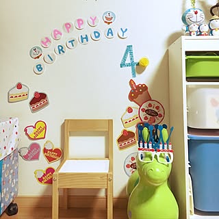 ドラえもん 誕生日飾り付けのインテリア実例 Roomclip ルームクリップ