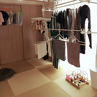 ニトリ 洗濯物干しスペースのインテリア実例 Roomclip ルームクリップ