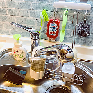 ☔♪( 'ω' و(و "ﾌﾘﾌﾘ/令和2年1月23日/スポンジ置き場/建売住宅だけど可愛く☆/我が家はおもちゃ箱‪( ˙꒳​˙ᐢ )...などのインテリア実例 - 2020-01-23 09:05:00