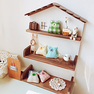 miho.okuさんの作品✩.*˚/mi-maちゃんのドイリー゚*.。❁/junさんの作品♥/funwari flower*さんの作品/クマダ祭り開催中?!ʕ ·ᴥ·ʔ...などのインテリア実例 - 2019-03-12 14:34:38