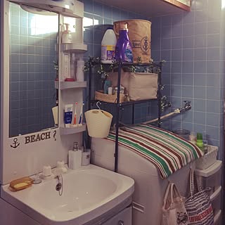 バス/トイレ/洗面所/洗面台/賃貸/ニトリ...などのインテリア実例 - 2016-10-12 13:04:45