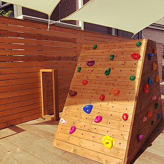 庭 ボルダリングdiyのインテリア 手作りの実例 Roomclip ルームクリップ