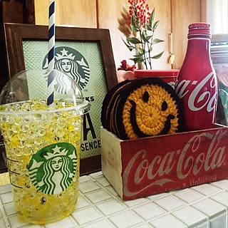 リビング/デコパージュ/木箱/お金かけずに簡単ﾘﾒｲｸ/セリア...などのインテリア実例 - 2017-05-22 10:37:25