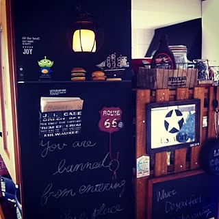 キッチン/ダイソー/英語は苦手です( ꒪Д꒪)/男前なのか?‼︎/転勤族でも諦めない‼︎/賃貸でも諦めない!...などのインテリア実例 - 2014-07-09 09:58:48
