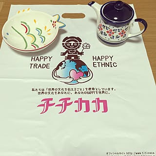 キッチン/チチカカの袋/チチカカのティーポット/チチカカのお皿のインテリア実例 - 2016-03-03 22:49:36