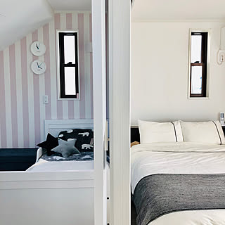 Ikea 貼って剥がせる壁紙のインテリア実例 Roomclip ルームクリップ