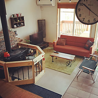 部屋全体/子供部屋&キッズスペース/カメラマークに急かされて/ナチュラル/薪ストーブ...などのインテリア実例 - 2018-06-09 10:29:25