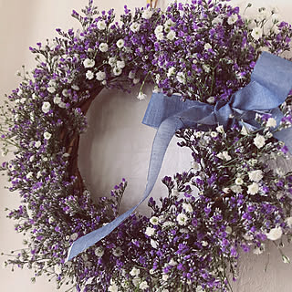 壁掛けリースのインテリア実例 Roomclip ルームクリップ