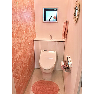 トイレ ピンクのインテリア実例 Roomclip ルームクリップ