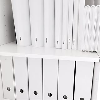 ピータッチ/棚/白黒/シンプルモダン/モノトーン...などのインテリア実例 - 2017-03-15 15:25:48