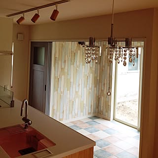 キッチン/サンルーム/パパママハウス/papa maman house/シャビーシック...などのインテリア実例 - 2015-05-09 09:51:05