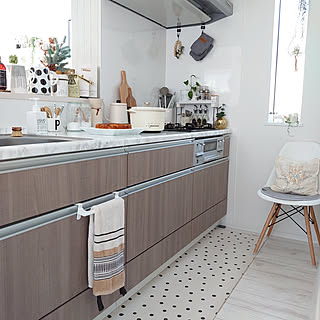 キッチン/新商品買ったよ!/H&M HOME/フリンジタオル/キッチンマット...などのインテリア実例 - 2020-02-02 13:20:10