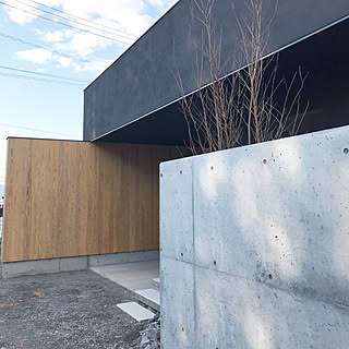 コンクリート打ちっ放し コンクリート塀のインテリア実例 Roomclip ルームクリップ