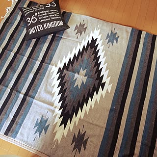 ネイティブ柄 ネイティブ柄ラグのインテリア実例 Roomclip ルームクリップ