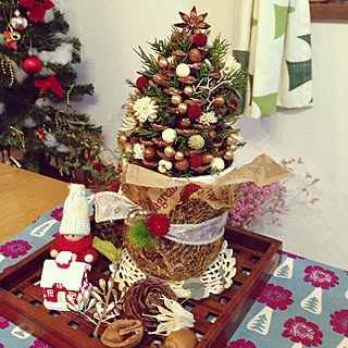 机/ハンドメイド/クリスマス雑貨/クリスマスディスプレイ/木の実...などのインテリア実例 - 2015-11-09 17:33:26