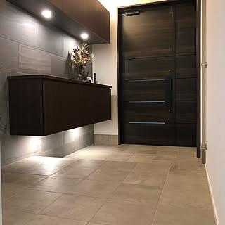 タイル 玄関タイルのインテリア実例 Roomclip ルームクリップ
