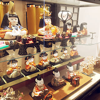 棚/ひな祭り/モレシャンズ倶楽部/私の雛人形のインテリア実例 - 2019-02-06 04:31:02