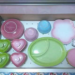 食器棚 ピンクのインテリア実例 Roomclip ルームクリップ