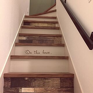 階段diyのインテリア 手作りの実例 Roomclip ルームクリップ