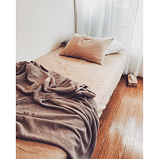 ベッド周り/ベッド/ひとり暮らし/無印良品/1K...などのインテリア実例 - 2017-08-22 23:12:06