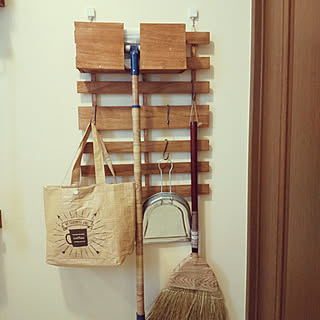 フローリングワイパー収納 クイックルワイパー収納のインテリア実例 Roomclip ルームクリップ