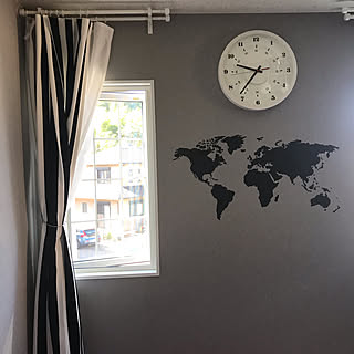 ベッド周り/キッズルーム/ストライプ/カーテン/クロス...などのインテリア実例 - 2018-10-12 13:20:59