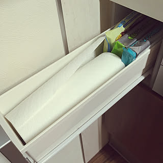 キッチン/キッチンペーパーホルダー/コンロ横のインテリア実例 - 2017-09-07 16:24:50