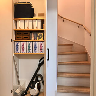 階段横の収納のインテリア実例 Roomclip ルームクリップ