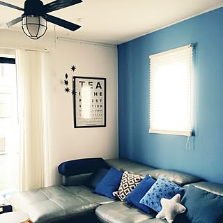 青好きのインテリア実例 Roomclip ルームクリップ