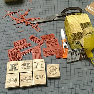 机/速度制限中´д` ;/スタンプ/セリアとダイソーのコラボ/この出会いに感謝♡...などのインテリア実例 - 2016-01-18 20:40:08