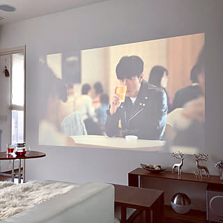 白い壁 プロジェクターのある部屋のインテリア実例 Roomclip ルームクリップ