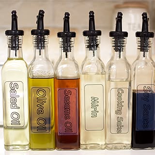 キッチン/ラベル手作り/ラベルシール/ラベル/オイルボトル...などのインテリア実例 - 2016-02-14 22:17:38