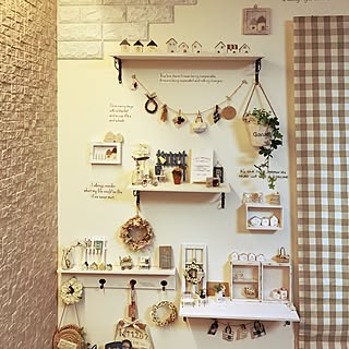玄関/入り口/ミニチュア雑貨/mayutan.ちゃんの作品/momoharuさんの作品/naosunnyちゃんの作品...などのインテリア実例 - 2017-06-26 17:08:12