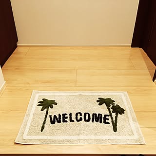 玄関マット ロンハーマン風のおしゃれなアレンジ 飾り方のインテリア実例 Roomclip ルームクリップ