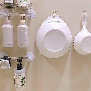 バス/トイレ/風呂/ぶらさげ収納/吊るす収納/ニトリ...などのインテリア実例 - 2018-11-01 21:43:52