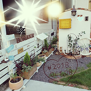 玄関/入り口/DIY/2018.10.8☀/白×木が好き♪/木が好き...などのインテリア実例 - 2018-10-08 20:08:50