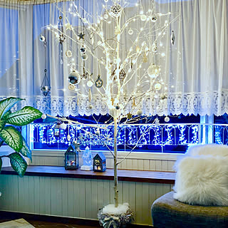 シンプルが好き/クリスマス/北海道/いいね&フォローありがとうございます☆/シルバーが好き...などのインテリア実例 - 2018-12-18 17:18:14