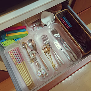 100均 カトラリーケースのインテリア実例 Roomclip ルームクリップ