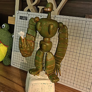 粘土お兄さん/貧乏ヒマなし/インテリアじゃなくてごめんなさい/いいね&フォローありがとうございます☆/かわりばえしない投稿すみません。...などのインテリア実例 - 2017-08-09 19:46:53