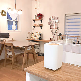 unico ダイニングテーブル/ダイニング/エルズヒュミディファイアー/加湿器/部屋全体のインテリア実例 - 2020-01-19 17:55:47